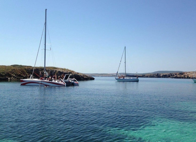 Picture 10 for Activity From Fornells: Half-Day Menorca Catamaran Trip w/ Snorkeling