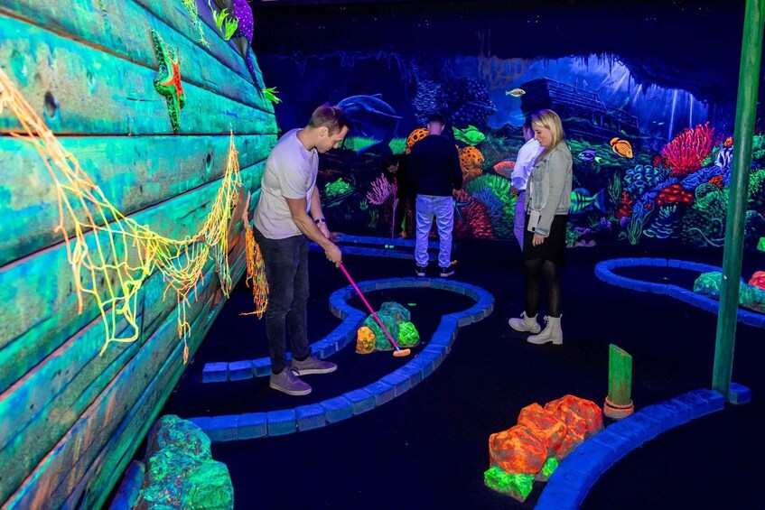 Picture 9 for Activity Amsterdam: 12-Hole Glow-in-the-Dark Mini-Golf Experience