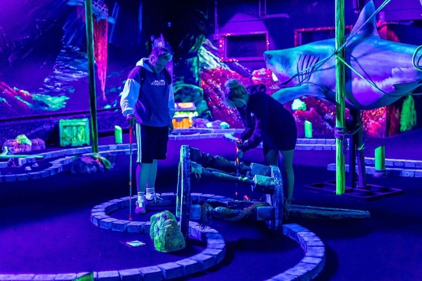 Picture 7 for Activity Amsterdam: 12-Hole Glow-in-the-Dark Mini-Golf Experience