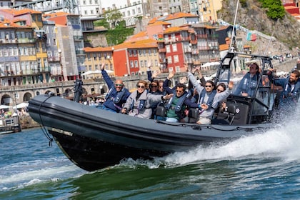 Porto: speedboottocht op de rivier de Douro