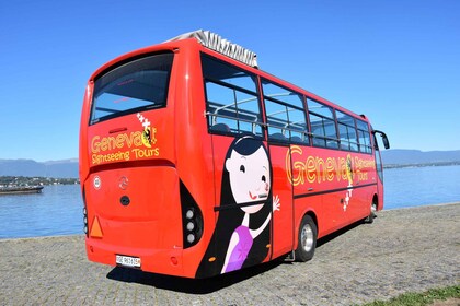 Genf: Hop-on Hop-off Sightseeing Bus und Mini-Train Tour