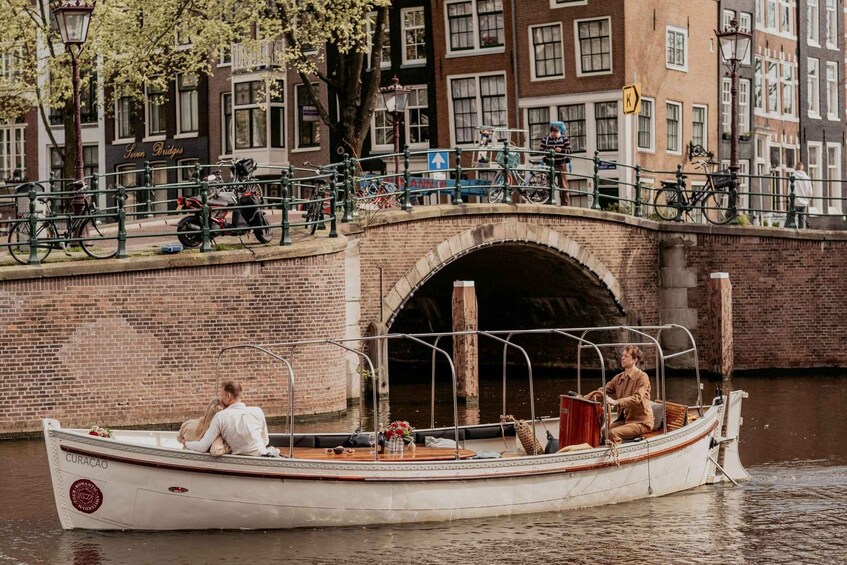 Picture 6 for Activity Amsterdam: Romantic Private Canal Tour and Prosecco & Snacks