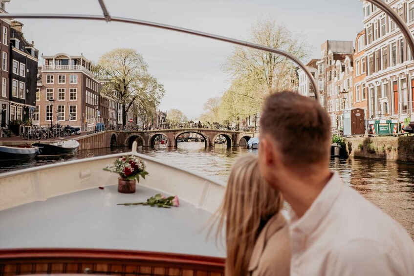 Picture 10 for Activity Amsterdam: Romantic Private Canal Tour and Prosecco & Snacks