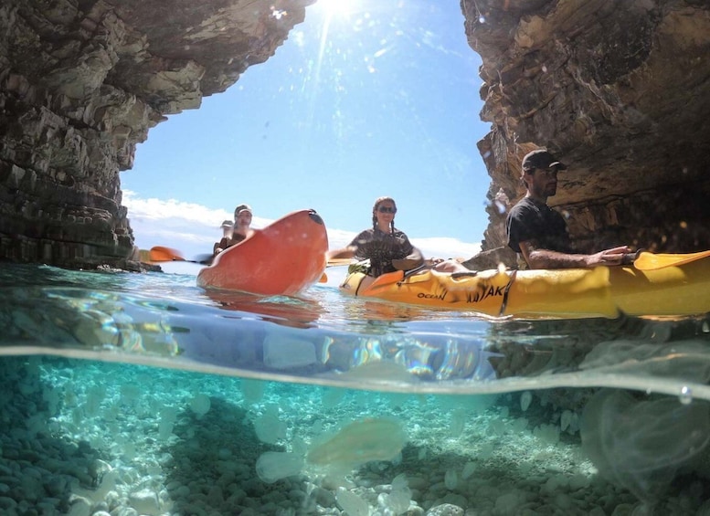 Premantura: Sea Cave Kayak Tour