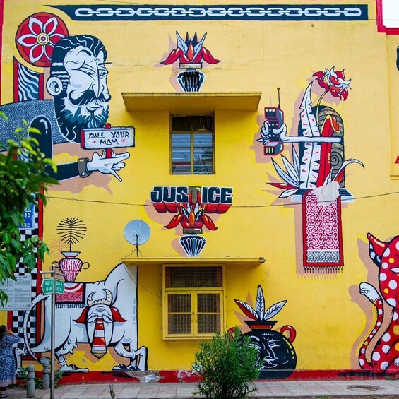 Picture 12 for Activity Delhi Street Art Tour: Explore the Murals & Visit a Stepwell
