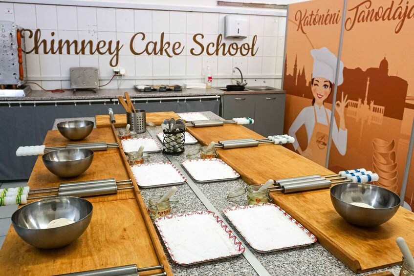 Picture 7 for Activity Chimney Cake Workshop Budapest Downtown - Kürtőskalács Class