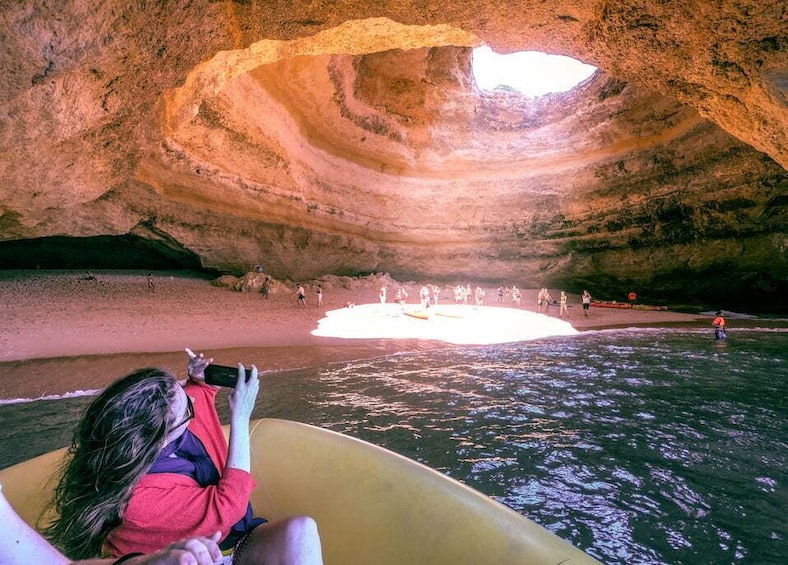 Picture 2 for Activity Portimão: Benagil Grottoes Boat Cruise