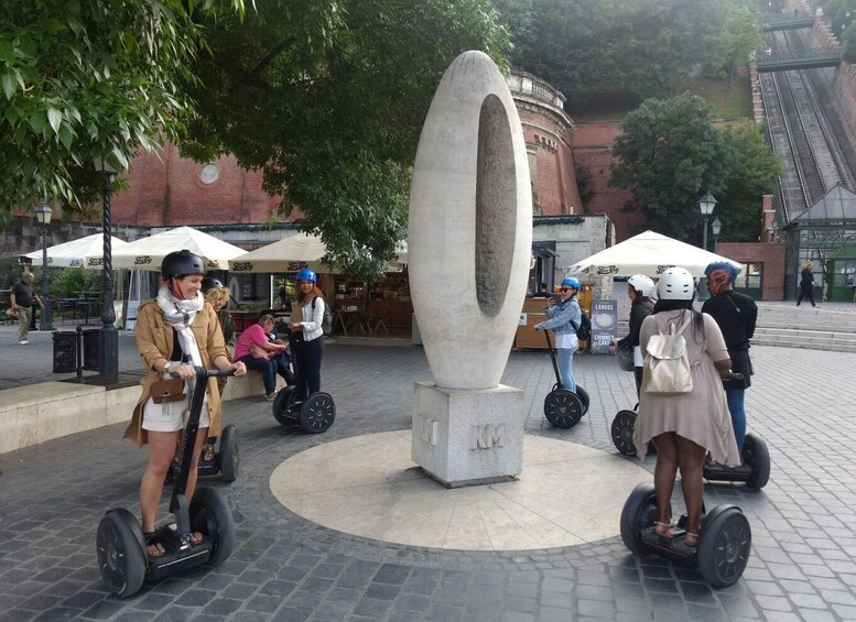 Picture 1 for Activity Budapest: Live-Guided Castle District Segway Tour