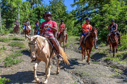 Puerto Plata: aventura en tirolesa y paseo a caballo