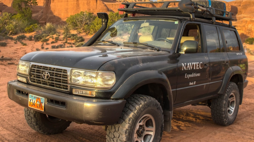 NAVTEC Expedition 4x4 used for tours in Moab