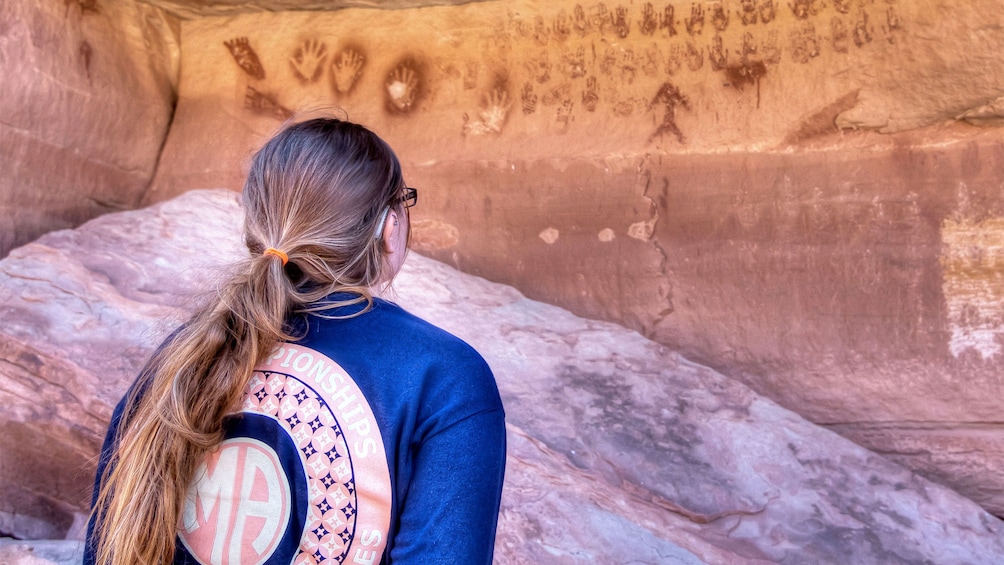 Woman exploring Moab - Green River, UT