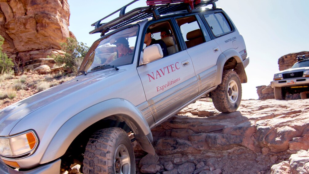 Close view of the Chesler Park 4x4 in Utah