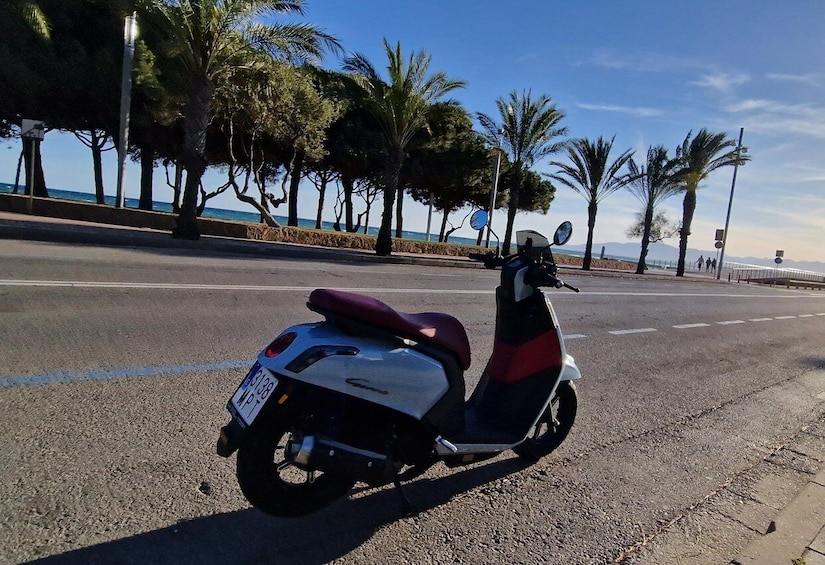 Picture 3 for Activity Tour scooter 125 guided Cambrils to red hills 2h with pickup