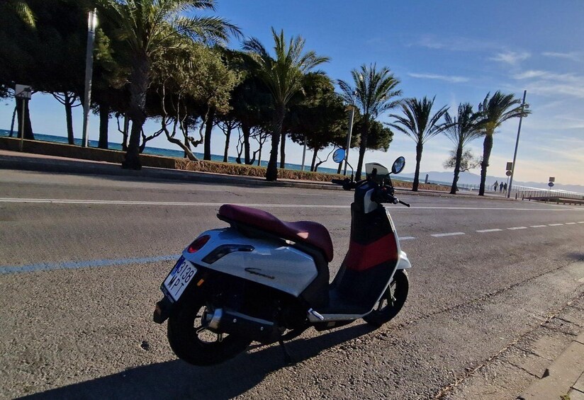 Picture 9 for Activity Tour scooter 125cc guided Salou to red hills 2h with pickup