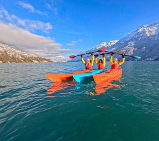 Interlaken: Small-Group Winter Kayak Tour on Lake Brienz