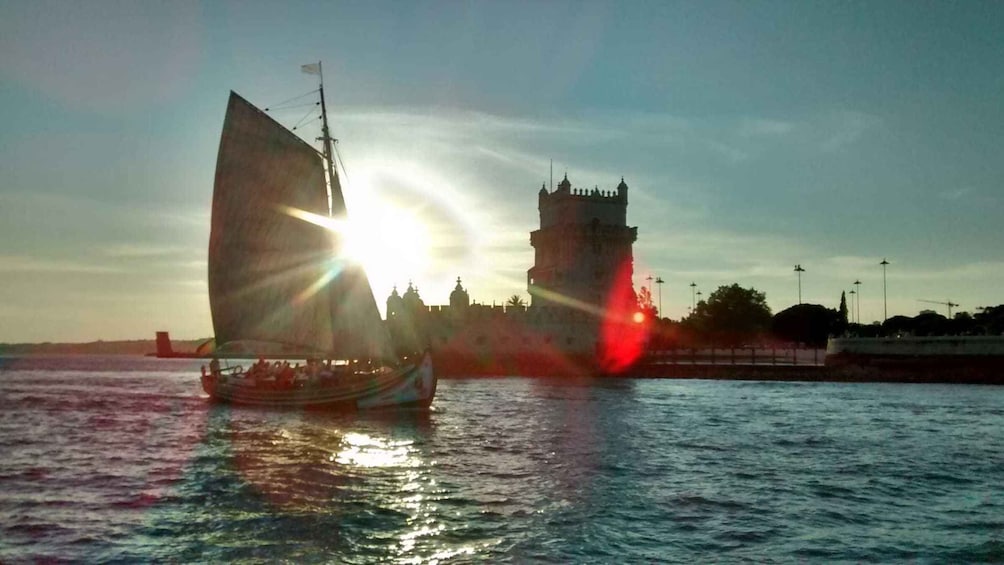 Picture 6 for Activity Lisbon: Tagus River Sunset Cruise in a Traditional Vessel