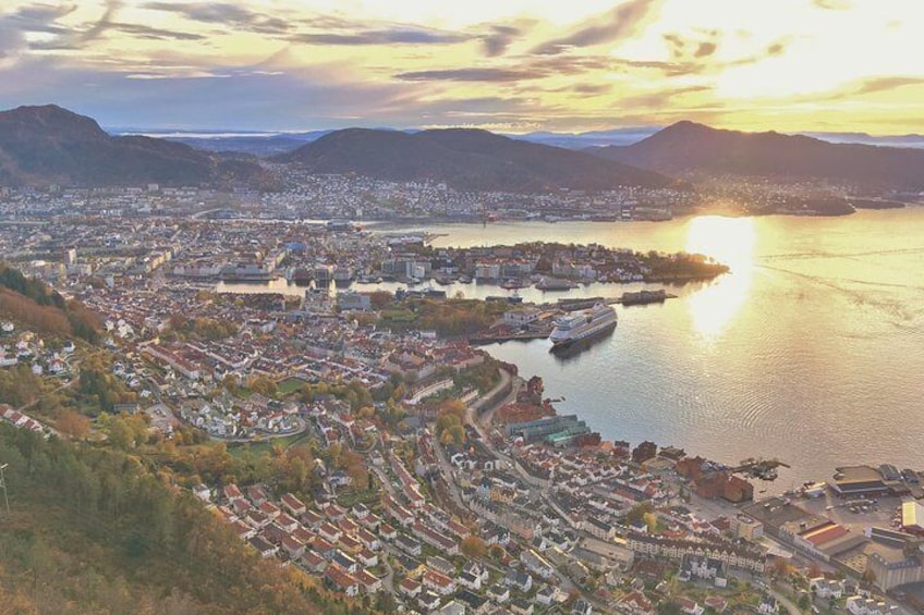 View from Sandviken weather vane.