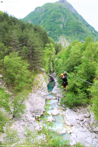 Picture 3 for Activity Bovec: Canyon Učja — The Longest Zipline Park in Europe