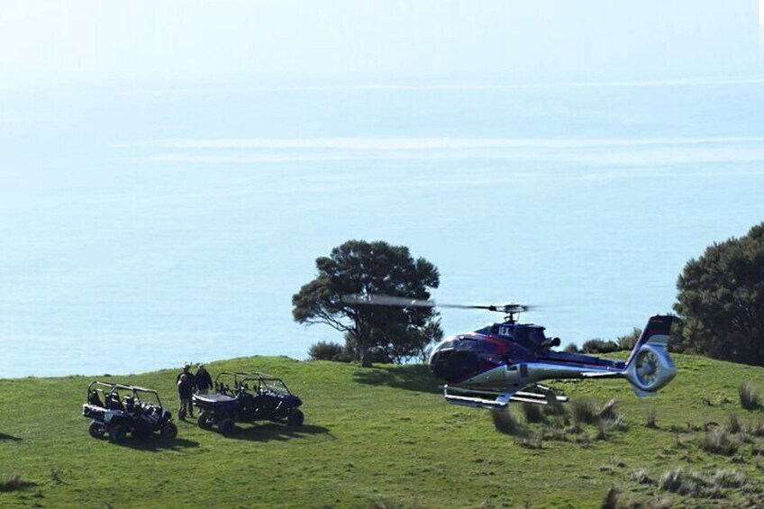 Kaikoura Helicopters and Glenstrae Farm 4 Wheel Adventures, Kaikoura New Zealand