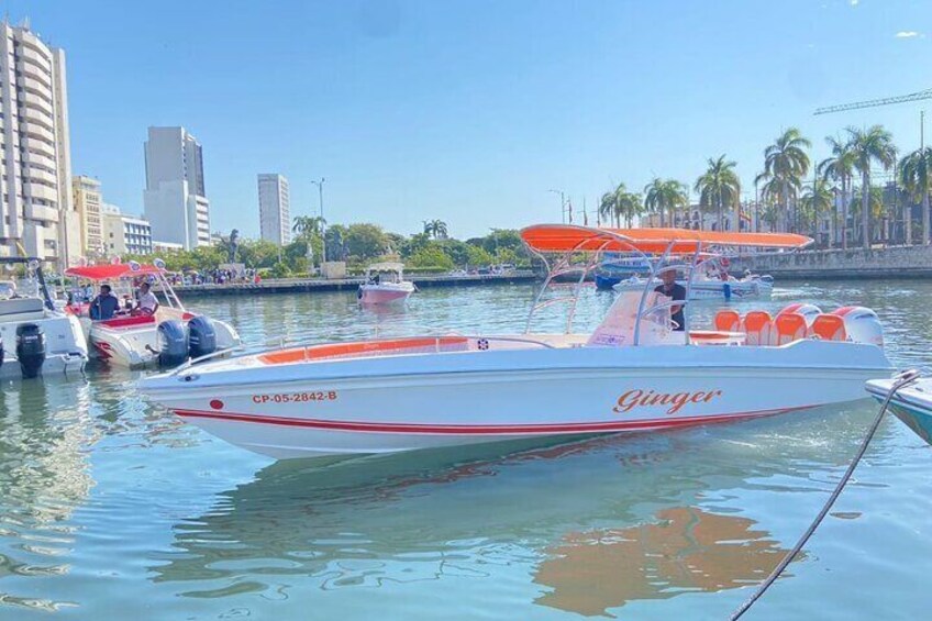29 ft boat up to 7 people