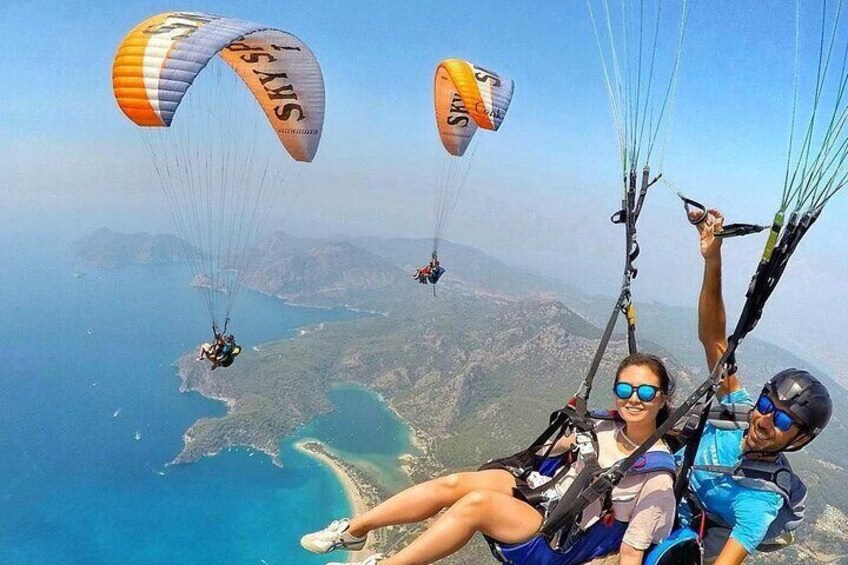 Paragliding Experience in Analya with Transportation from Antalya