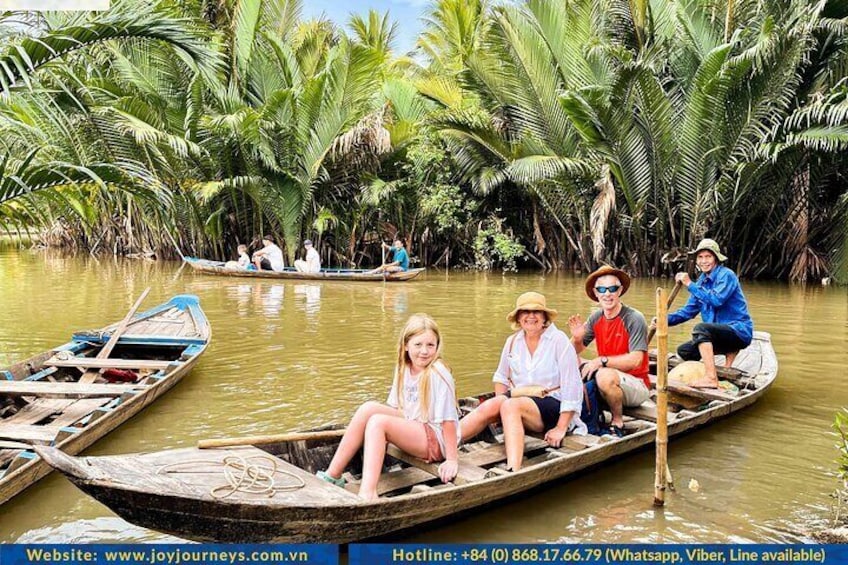 Most beautiful rowing boat canal