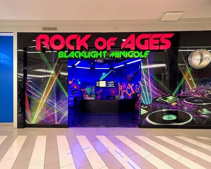 Picture 1 for Activity Mall of America: Rock of Ages Blacklight Mini Golf Ticket