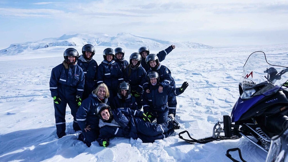 Picture 2 for Activity From Gullfoss: Langjökull Glacier Snowmobile Tour