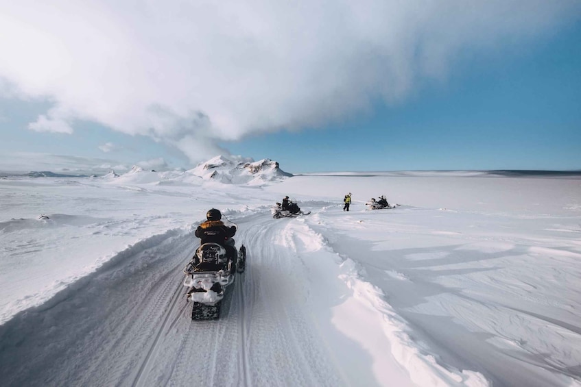 Picture 5 for Activity From Gullfoss: Langjökull Ice Cave and Snowmobile Tour