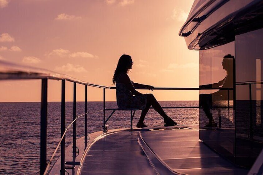 3-Hours Sunset Catamaran Cruise with Dinner all Inclusive