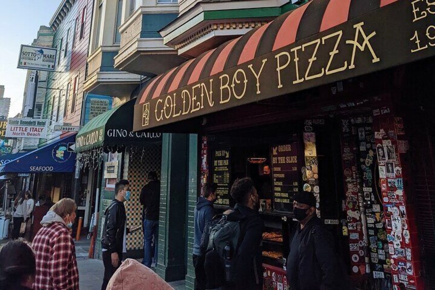 Amazing North Beach Pizza Shop: Golden Boy Pizza