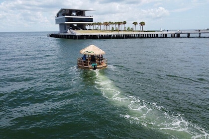 Tiki Boat - St. Pete Pier - The Only Authentic Floating Tiki Bar