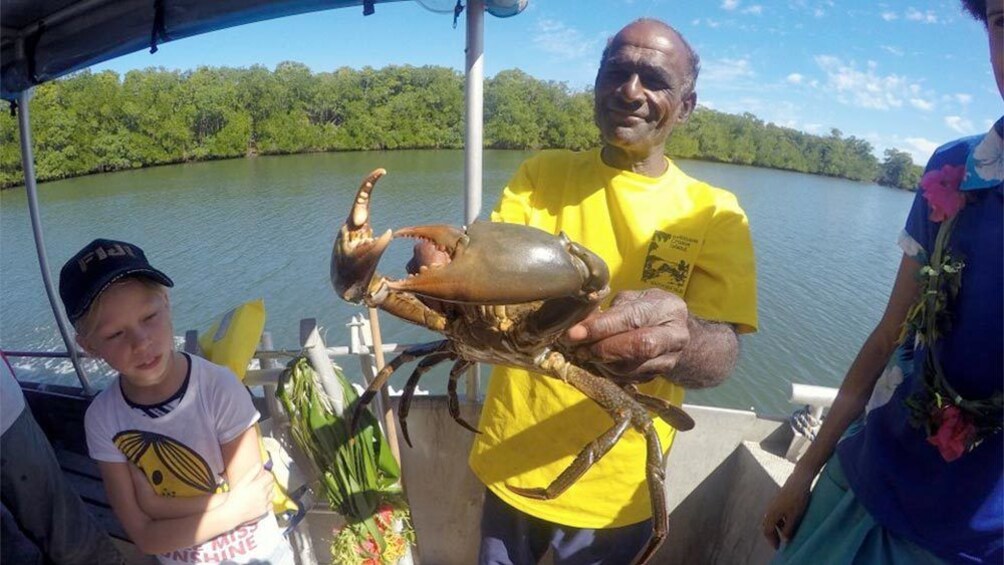 Crab Catching Tour in Fiji  