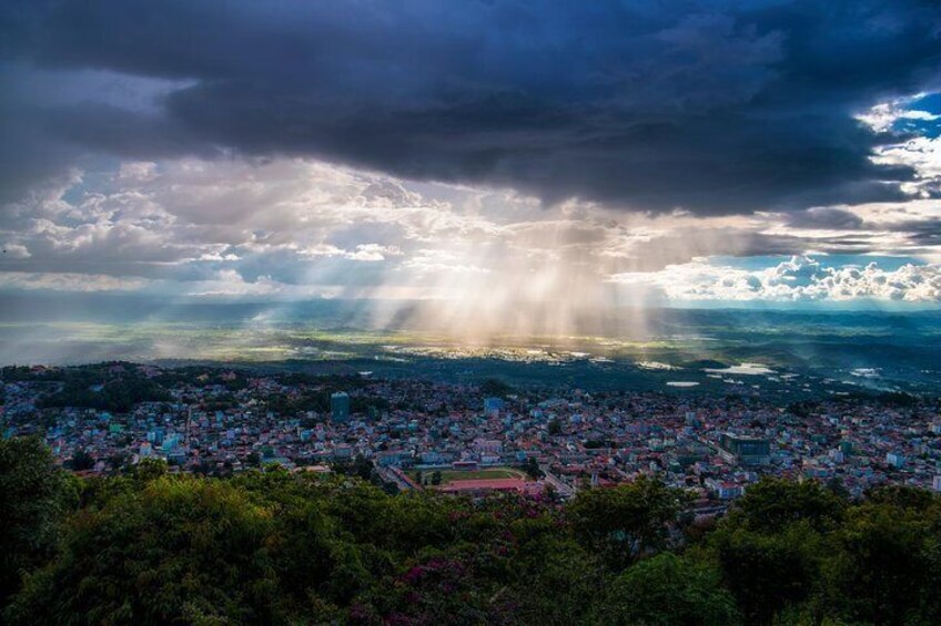The views of Taunggyi from the Shan Yoma