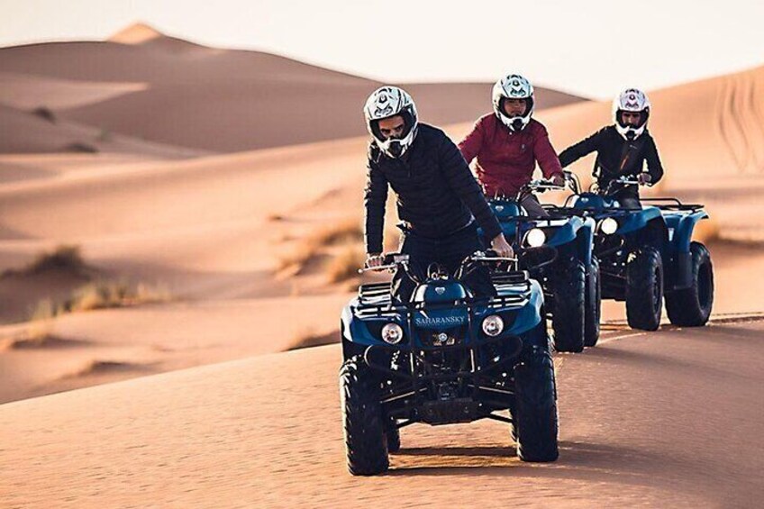 Full Day Quad biking in Douz Tunisia Sahara Desert with Lunch
