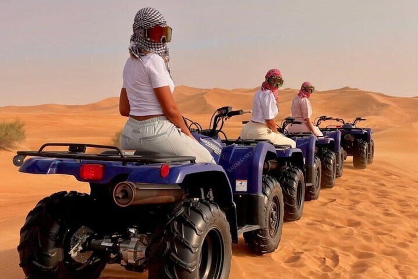 Full Day Quad biking in Douz Tunisia Sahara Desert with Lunch
