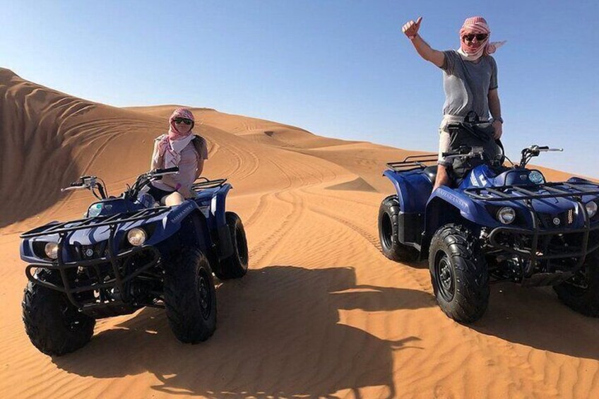 Full Day Quad biking in Douz Tunisia Sahara Desert with Lunch