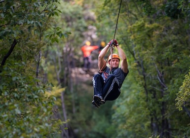 Omiš: Experiencia de tirolina Cetina Canyon de 3 horas