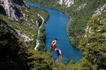Omiš: 3-Hour Cetina Canyon Zipline Experience