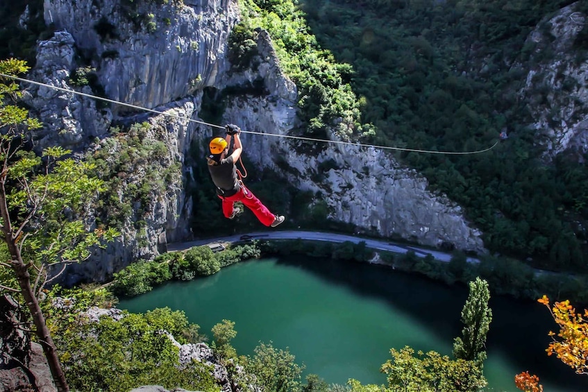Picture 2 for Activity Omiš: 3-Hour Cetina Canyon Zipline Experience