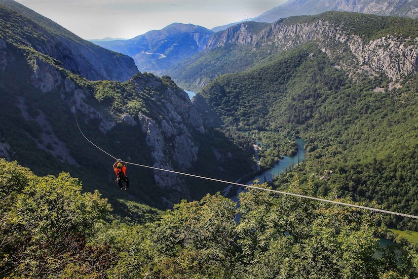 Omiš: 3-Hour Cetina Canyon Zipline Experience