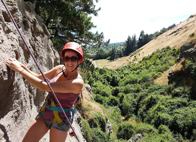 Picture 2 for Activity Christchurch: Rock Climbing with Guide, Lunch, and Transport