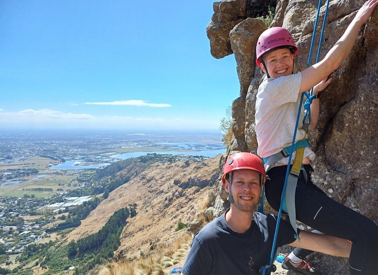 Picture 2 for Activity Christchurch: Rock Climbing with Guide, Lunch, and Transport