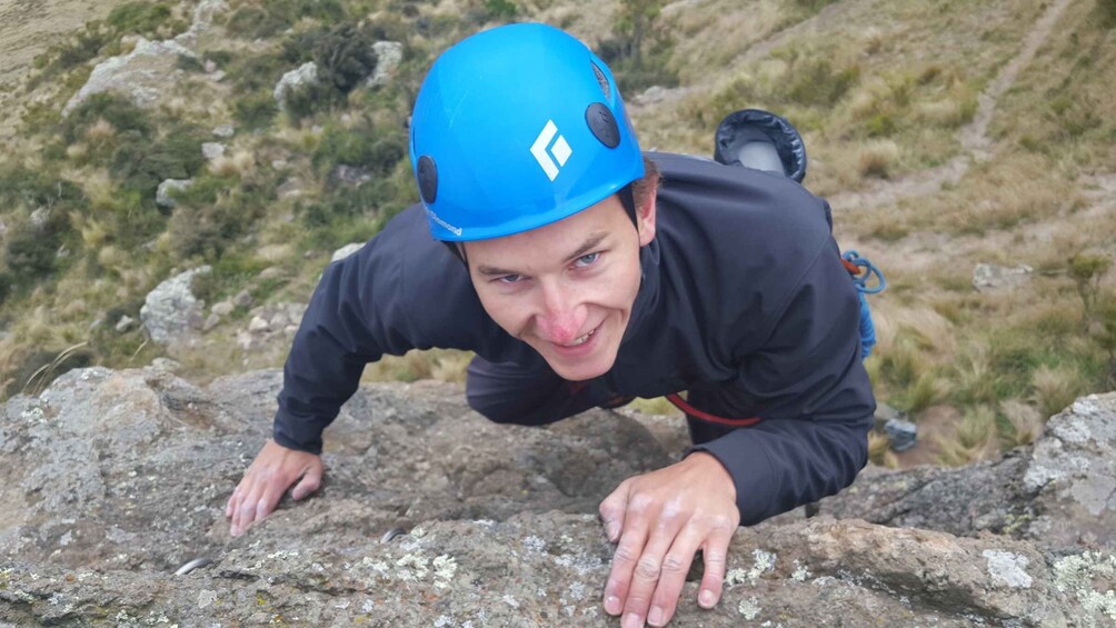 Picture 1 for Activity Christchurch: Rock Climbing with Guide, Lunch, and Transport