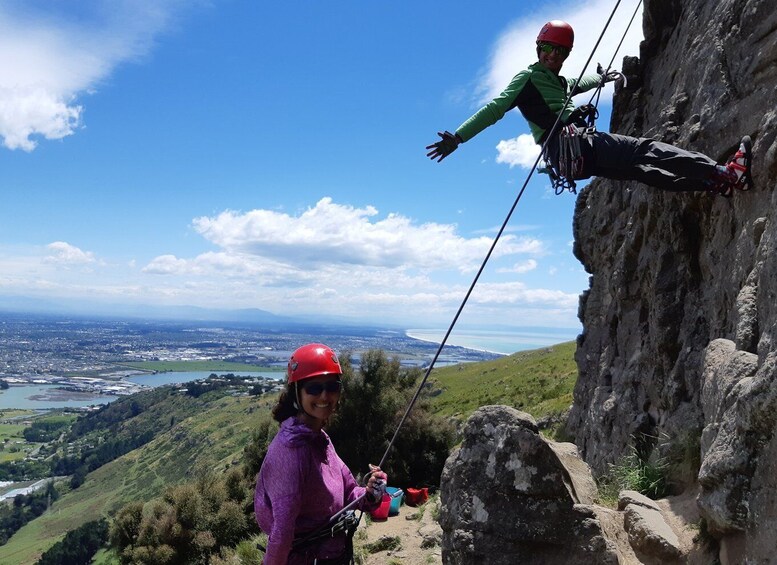 Picture 4 for Activity Christchurch: Rock Climbing with Guide, Lunch, and Transport