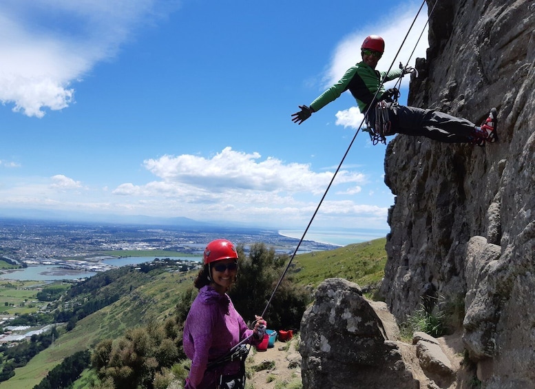 Picture 4 for Activity Christchurch: Rock Climbing with Guide, Lunch, and Transport