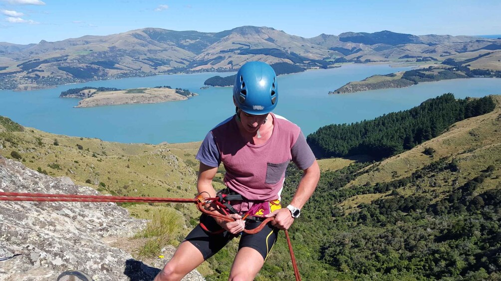 Picture 8 for Activity Christchurch: Rock Climbing with Guide, Lunch, and Transport