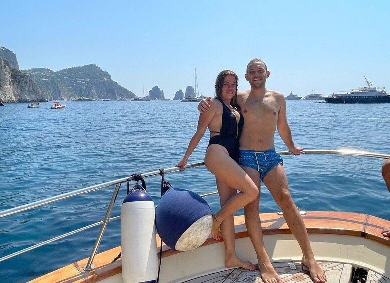 Picture 14 for Activity From Sorrento: Capri Boat Tour with Swimming and 3-Hour Stop