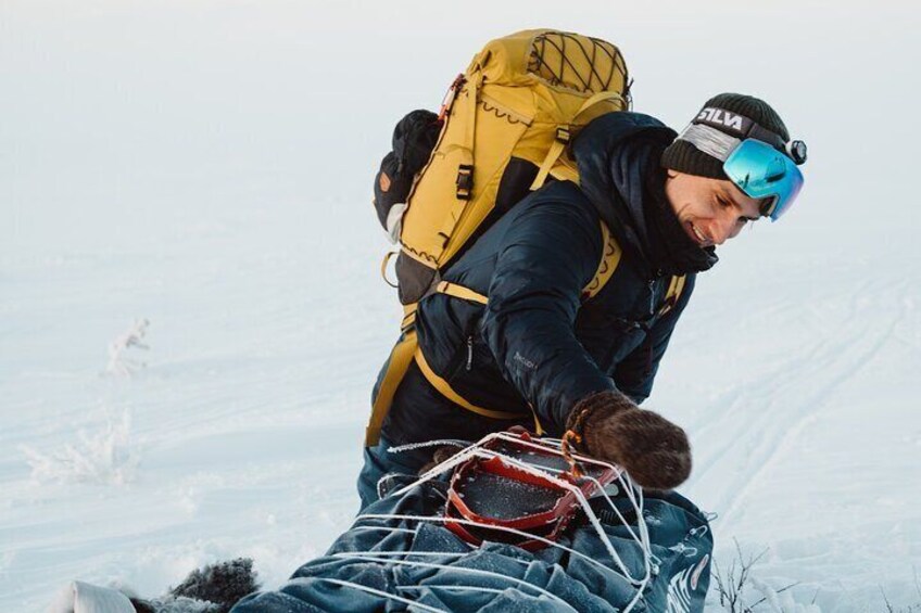 Ski Touring and Winter Fun in Fulufjallet Mountain Plateau