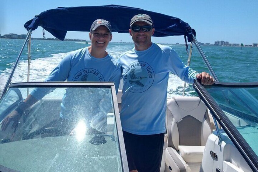 We are your captain & tour guide for every trip.